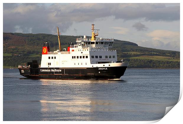 Isle of Bute ferry Print by Martin Collins