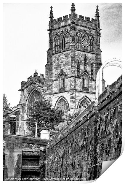 Kidderminster Church  Print by keith hannant