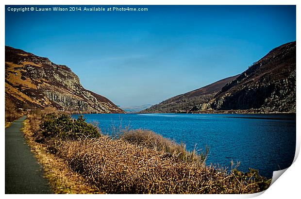 Elan Valley Dam Print by Lauren Wilson