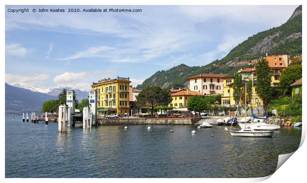Varenna, Lake Como, Italy Print by John Keates