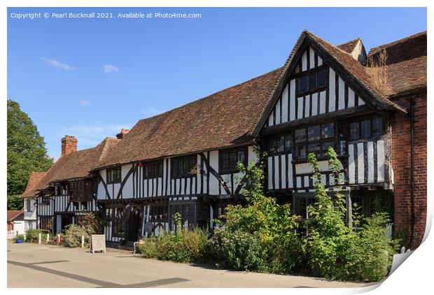 Chilham Picturesque English Village Kent Print by Pearl Bucknall