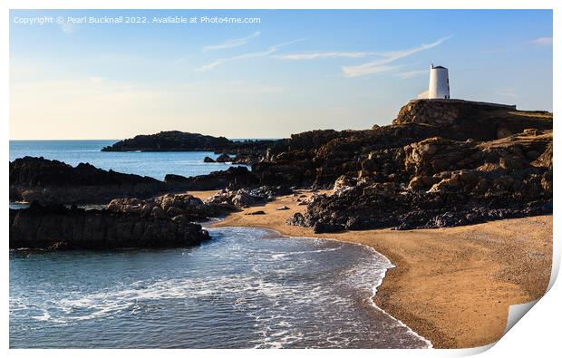 Twr Mawr Llanddwyn Island Anglesey Wales Print by Pearl Bucknall