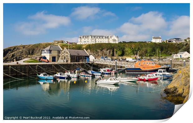 Portpatrick Harbour Dumfries and Galloway Scotland Print by Pearl Bucknall