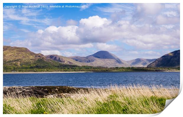 Loch Na Keal Isle of Mull Scotland Print by Pearl Bucknall