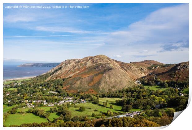 North Wales Coast Views Print by Pearl Bucknall