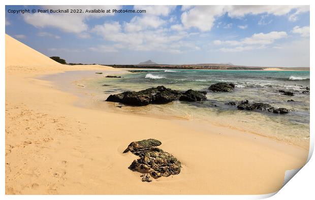 Boa Vista Beach Cape Verde Print by Pearl Bucknall
