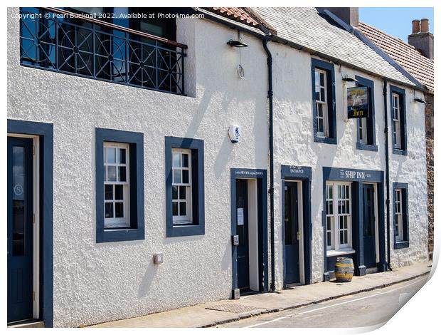 The Ship Inn at Elie Print by Pearl Bucknall