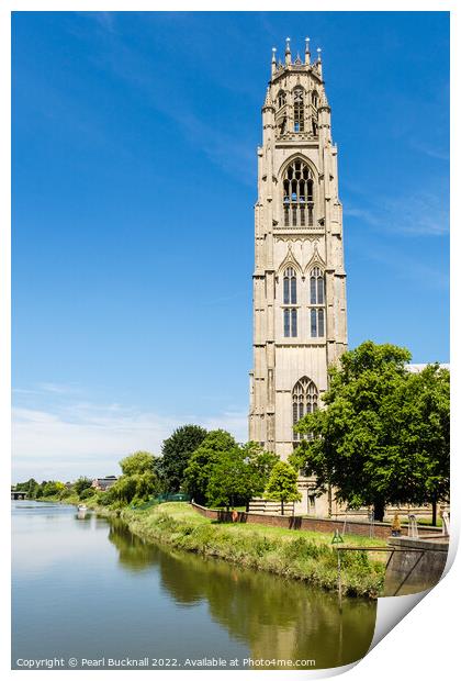 Boston Stump Lincolnshire Print by Pearl Bucknall