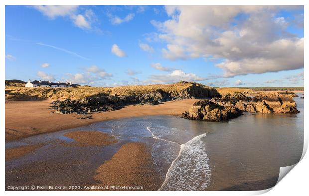 Llanddwyn Island Beach Anglesey Print by Pearl Bucknall