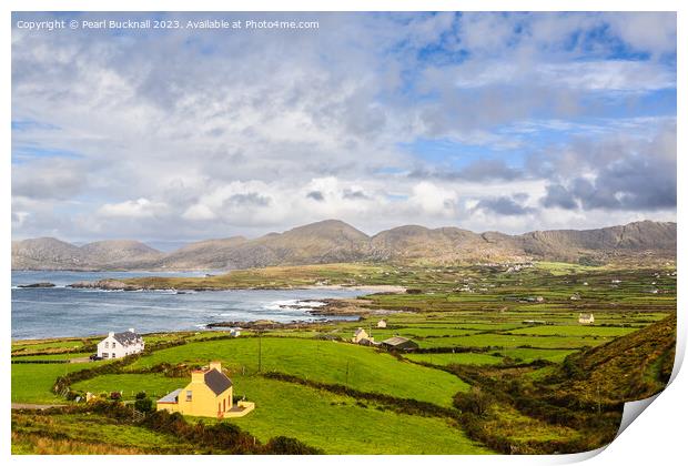 Beara Peninsula landscape Ireland Print by Pearl Bucknall