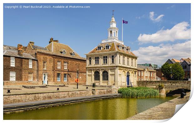 Purfleet Quay, Kings Lynn, Norfolk Print by Pearl Bucknall