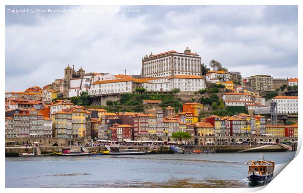 Douro River Porto Portugal Print by Pearl Bucknall