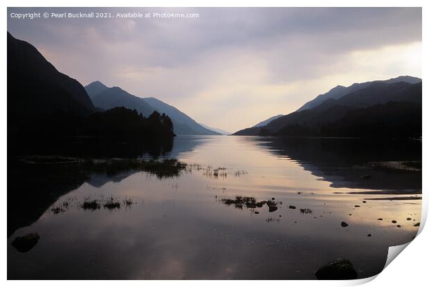 Loch Sheil Glenfinnan Scotland Print by Pearl Bucknall