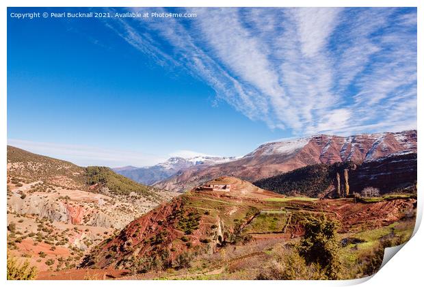 High Atlas Mountains Morocco Print by Pearl Bucknall