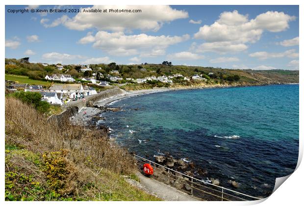 coverack cornwall Print by Kevin Britland