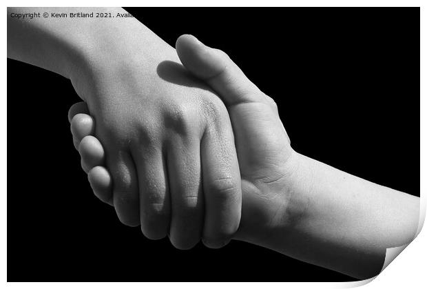Handshake Print by Kevin Britland