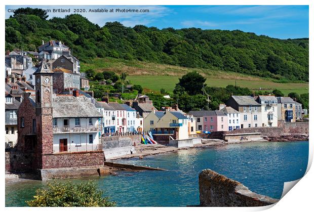 Kingsand Cornwall Print by Kevin Britland