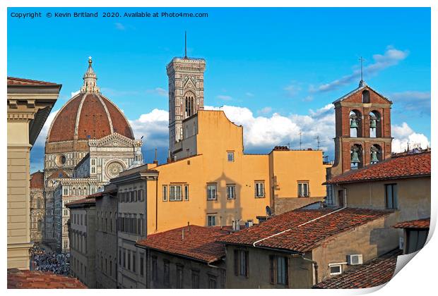 Florence Tuscany Italy Print by Kevin Britland