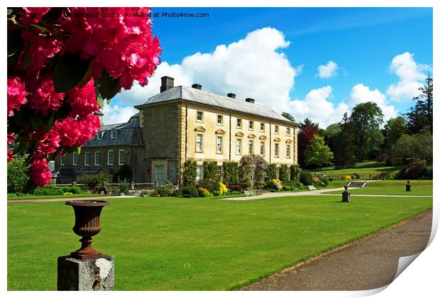 pencarrow house cornwall Print by Kevin Britland