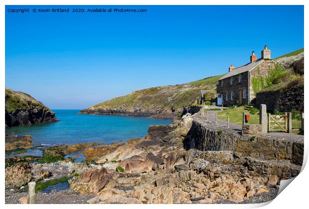 port quin cornwall Print by Kevin Britland