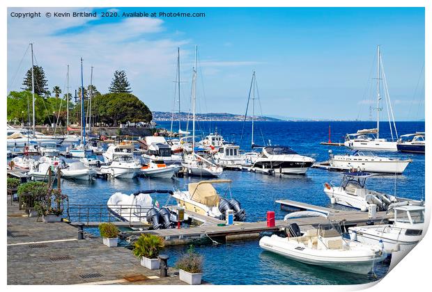 sicilian marina Print by Kevin Britland