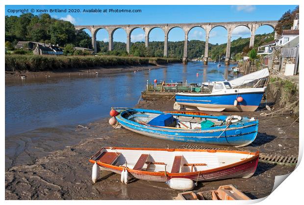 Calstock cornwall Print by Kevin Britland