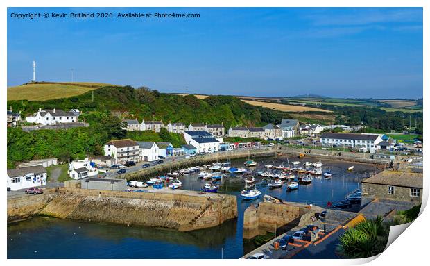 porthleven cornwall Print by Kevin Britland