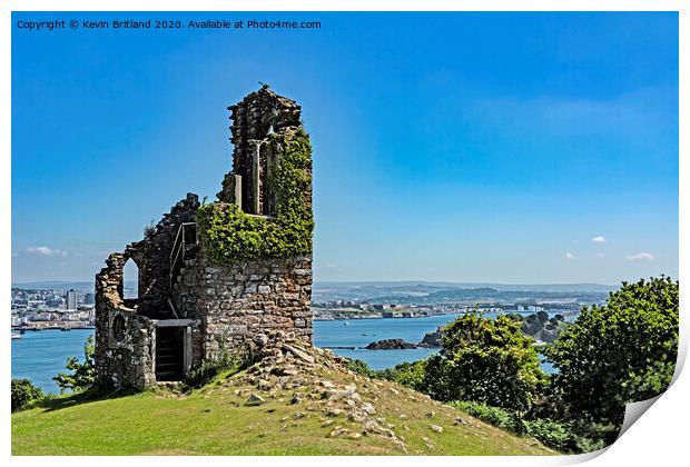 Mount edgecombe folly Print by Kevin Britland