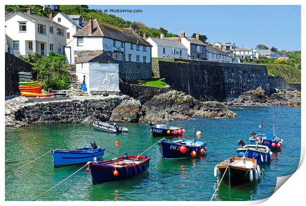 coverack  cornwall Print by Kevin Britland