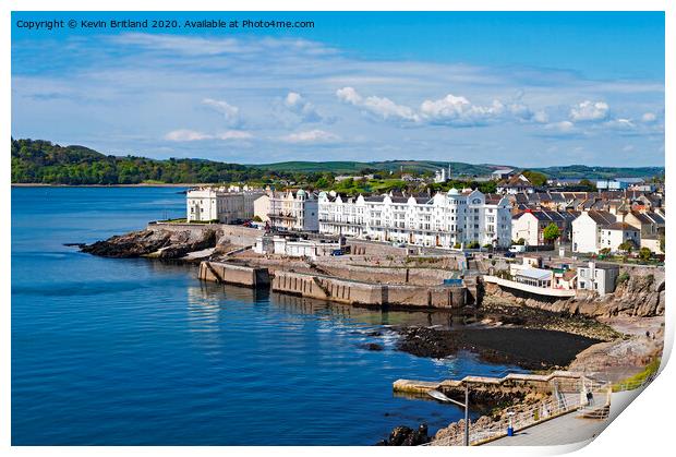 plymouth seafront devon Print by Kevin Britland