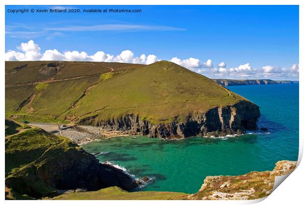 chapel porth cornwall Print by Kevin Britland