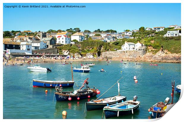 gorran haven cornwall Print by Kevin Britland