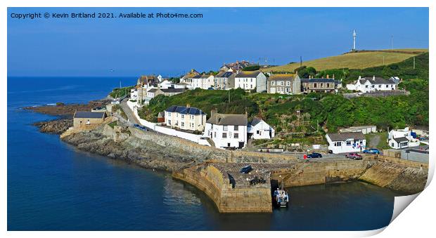  porthleven cornwall Print by Kevin Britland