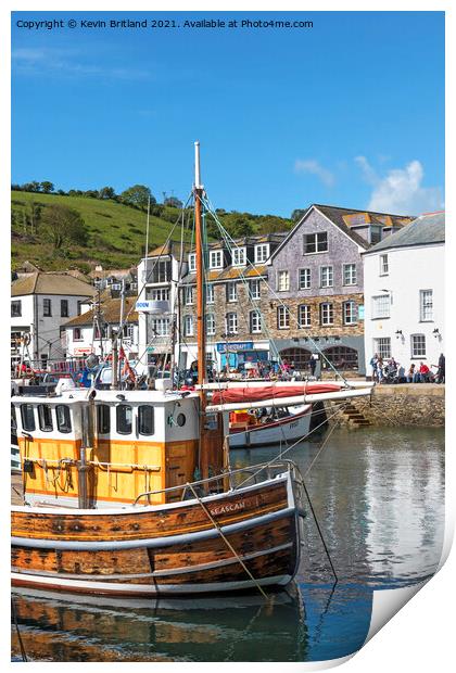 mevagissey cornwall Print by Kevin Britland