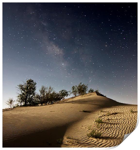 Monahans Sand Dunes, Texas Print by Luc Novovitch