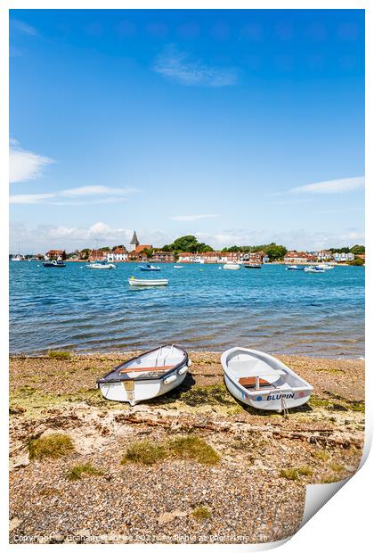 Bosham, Chichester Harbour Print by Graham Prentice