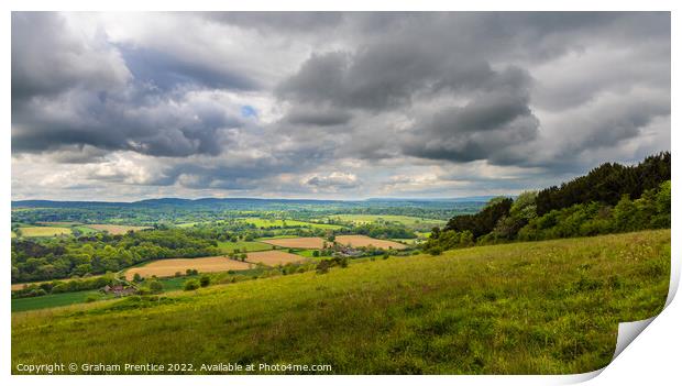 Blatchford Down Print by Graham Prentice