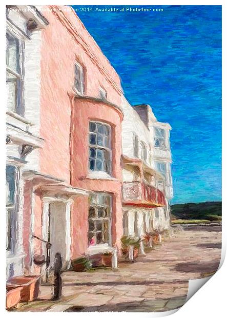 Town Houses Print by Graham Prentice