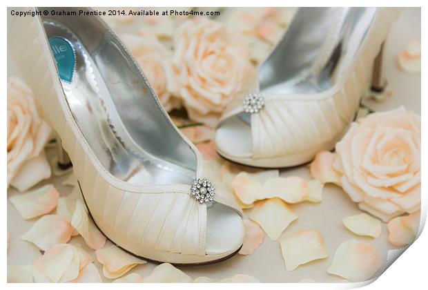 Satin Shoes Print by Graham Prentice