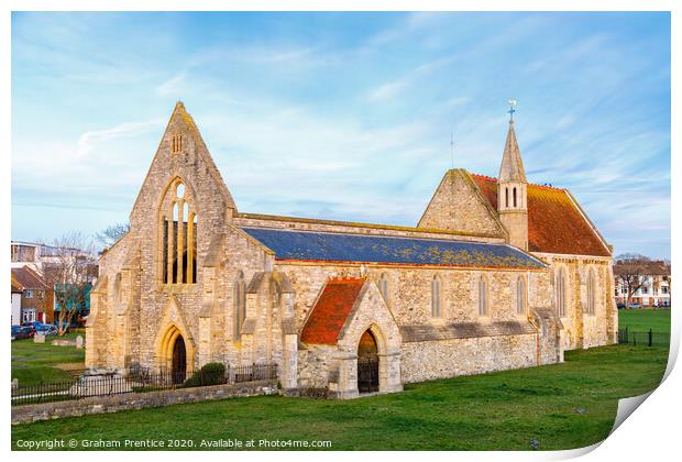 Royal Garrison Church, Old Portsmouth, Hampshire Print by Graham Prentice