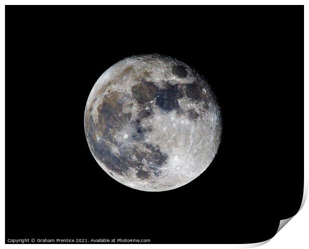 True Colour Moon Print by Graham Prentice