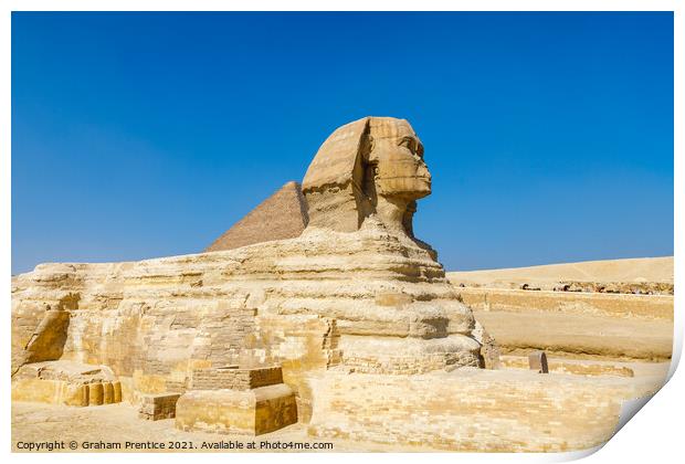 Great Sphinx of Giza Print by Graham Prentice