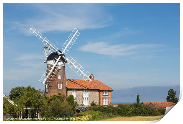 Weybourne Windmill Print by Graham Prentice