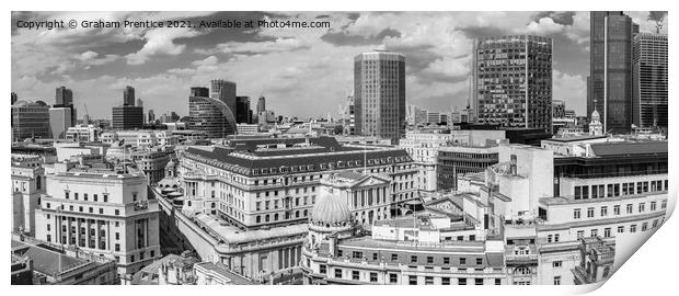 The Old Lady Of Threadneedle Street Print by Graham Prentice