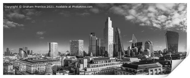 City of London Panorama Print by Graham Prentice