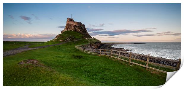Lindisfarne Castle Print by Richard Armstrong