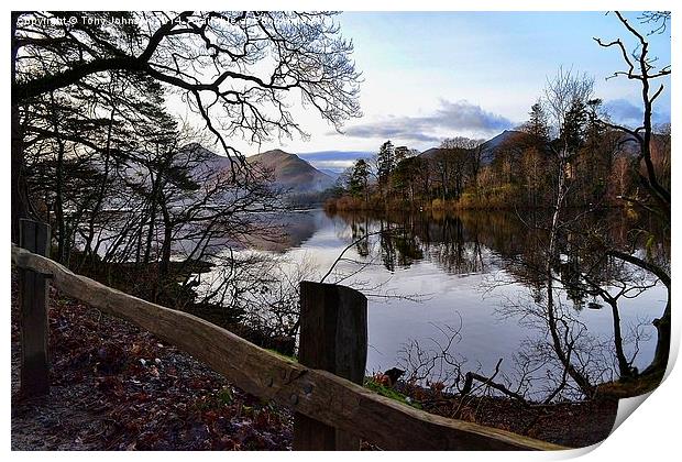  Catbells from Derwentwater Print by Tony Johnson