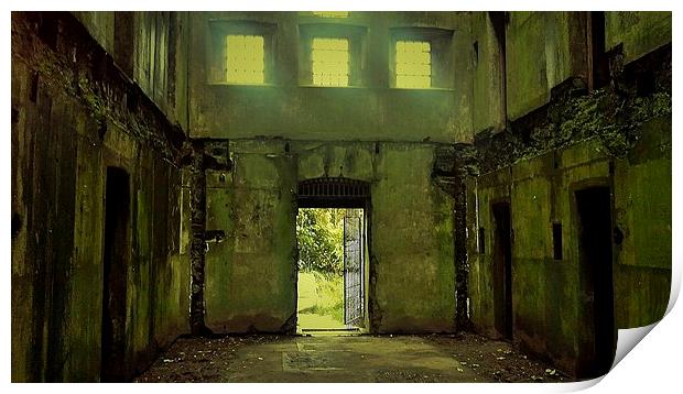 Bodmin Gaol, The Way Out Print by Lisa PB