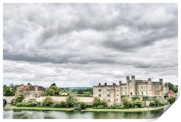 Leeds Castle Print by Diane Griffiths