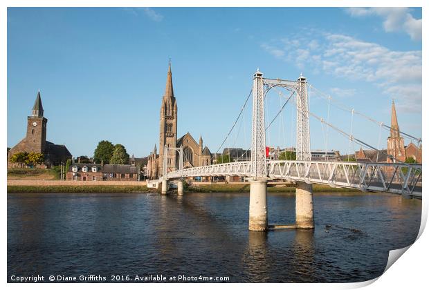 Inverness Print by Diane Griffiths